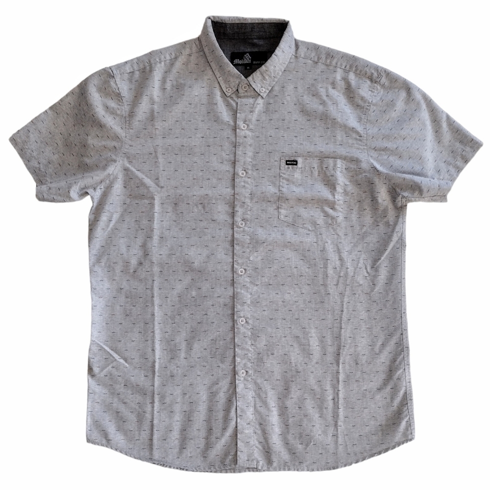 Molokai Surf Co. - Mustache Print Short Sleeves Shirt